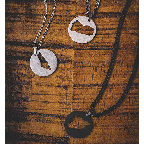 ZUDO - Represent Your Roots - Map Necklace