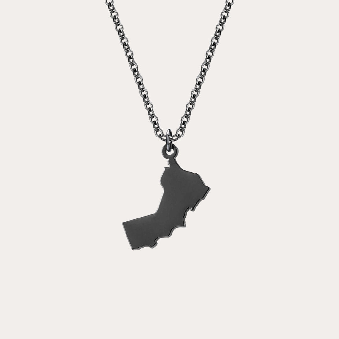Custom Map Necklace