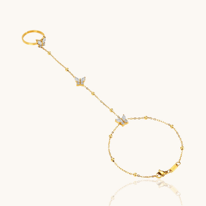 Butterfly Hand Chain Bracelet