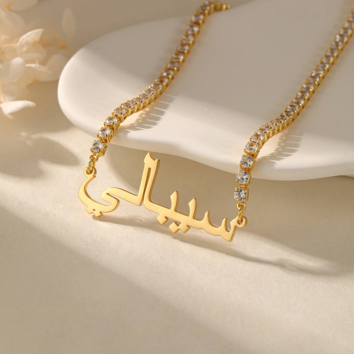 Custom Crystal Chain Necklace