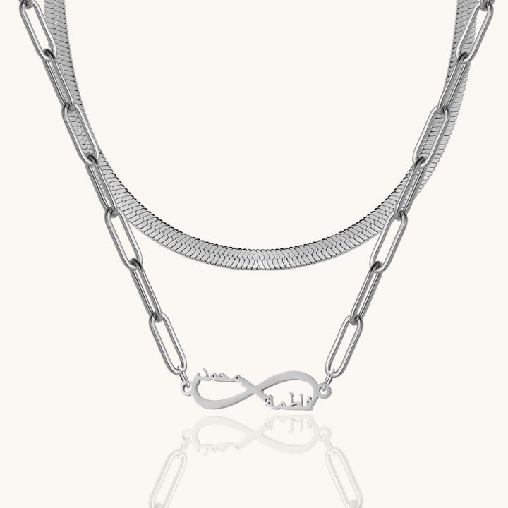 Custom Layered Infinity Necklace