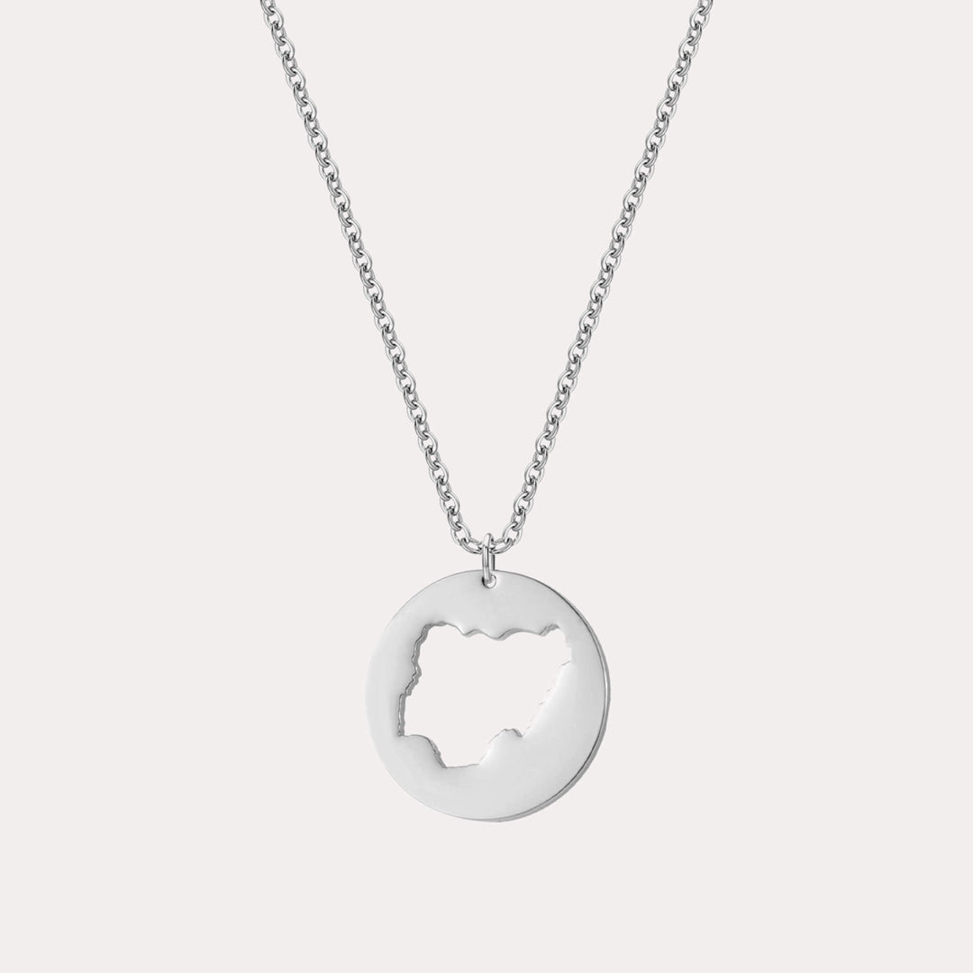 Custom Map Necklace
