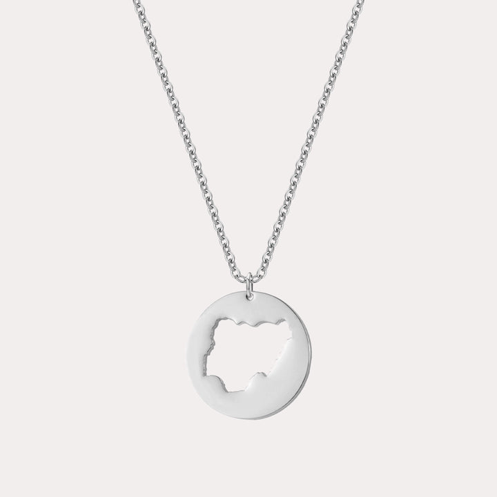 Custom Map Necklace