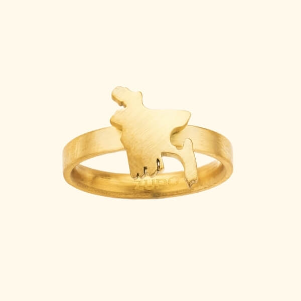 ZUDO Bangladesh Map Ring