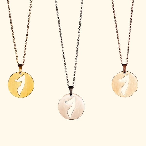Somalia Map Necklace