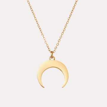 ZUDO-Falling-Crescent-Moon-Necklace