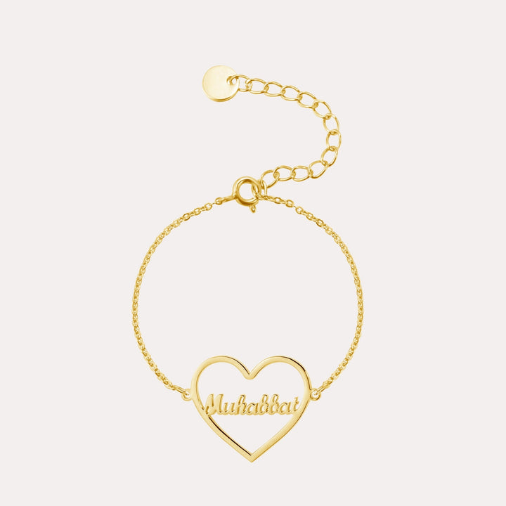 ZUDO-Heart-Name-Bracelet-English-Gold