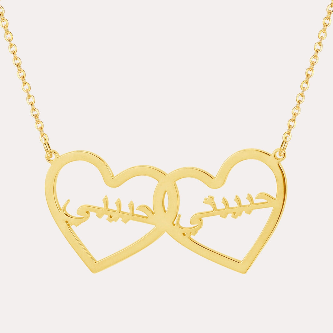 ZUDO-Double-Heart-Name-Necklace-Arabic-Gold