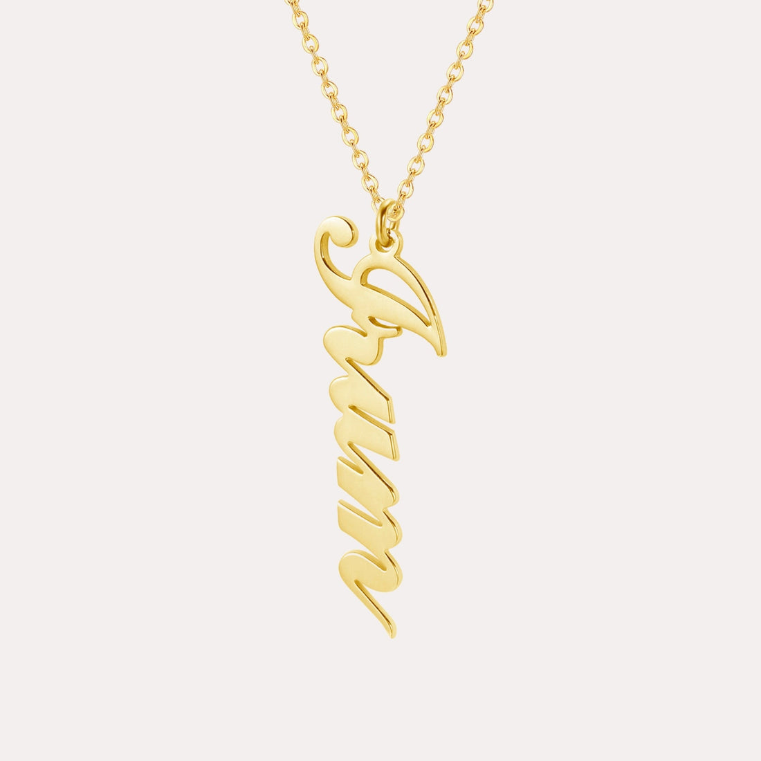 ZUDO Personalized Vertical Name Necklace