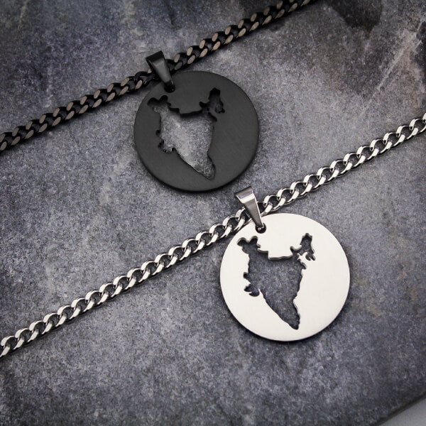 ZUDO - Represent Your Roots - Map Necklace