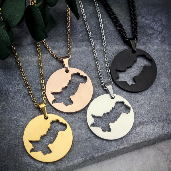 ZUDO - Represent Your Roots - Map Necklace