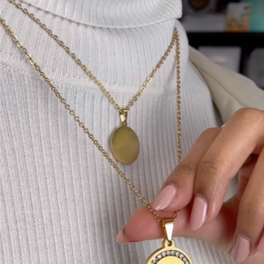 Mini Embrace | Signature Medallion Necklace