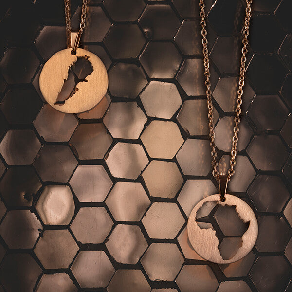 ZUDO - Represent Your Roots - Map Necklace