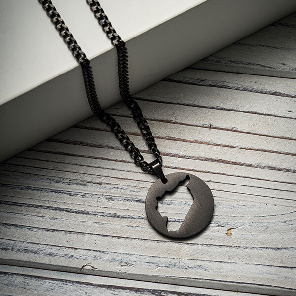ZUDO - Represent Your Roots - Map Necklace