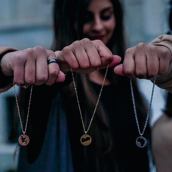ZUDO - Represent Your Roots - Map Necklace