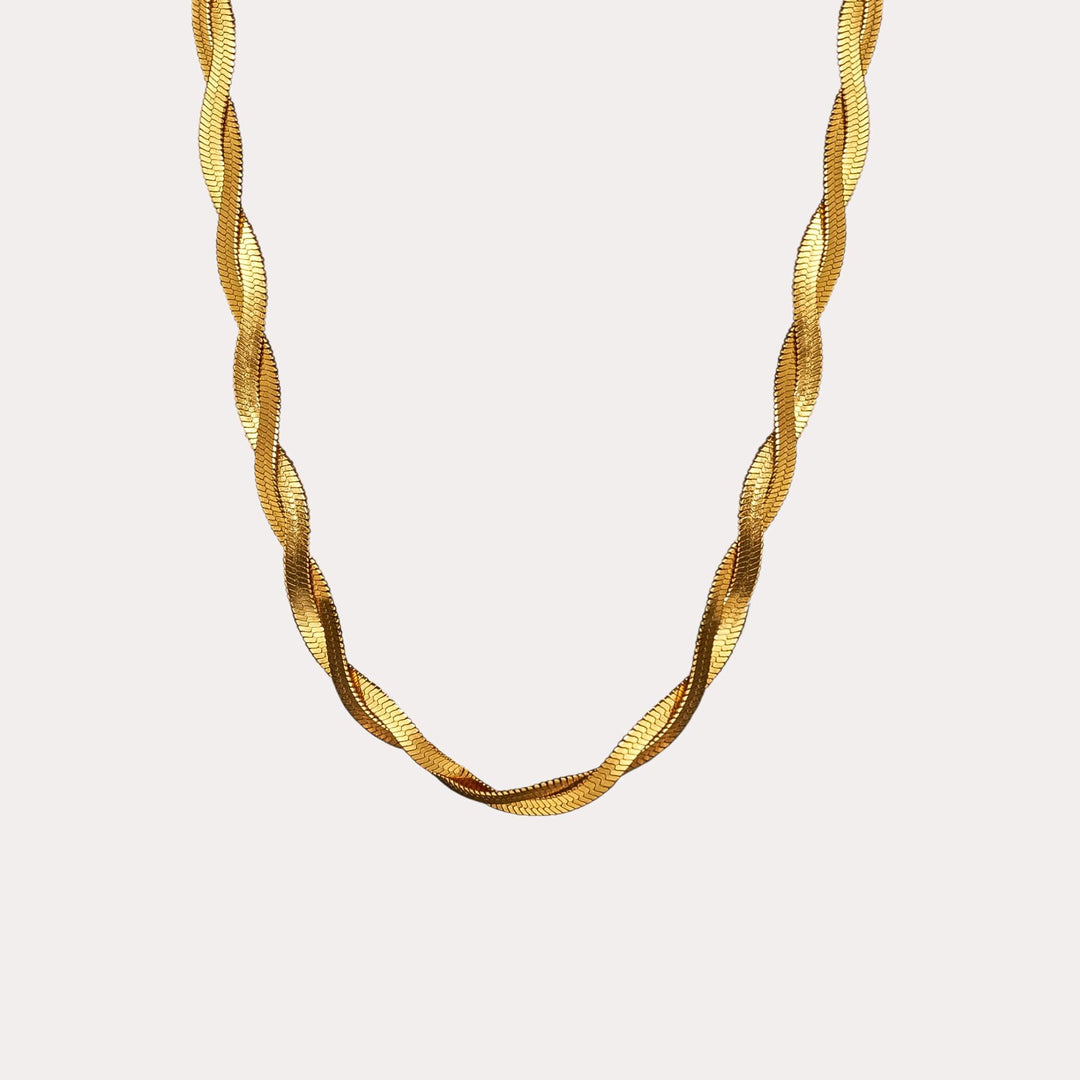 Woven Snake Chain Necklace